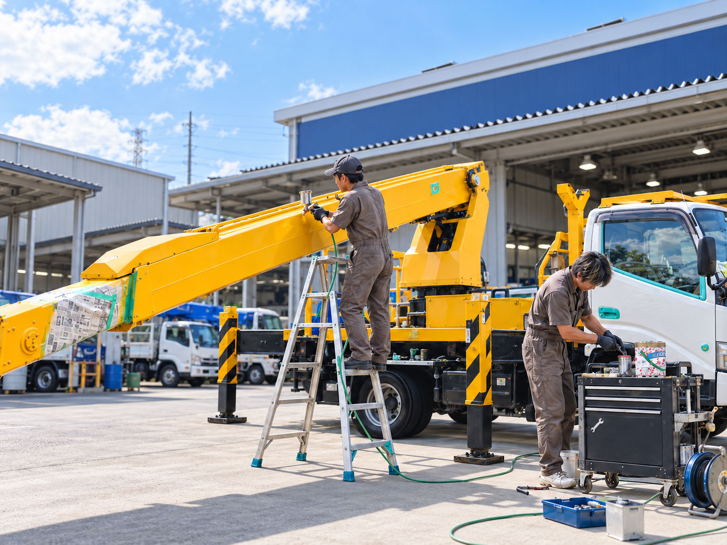 浅井自動車工業で働くスタッフ